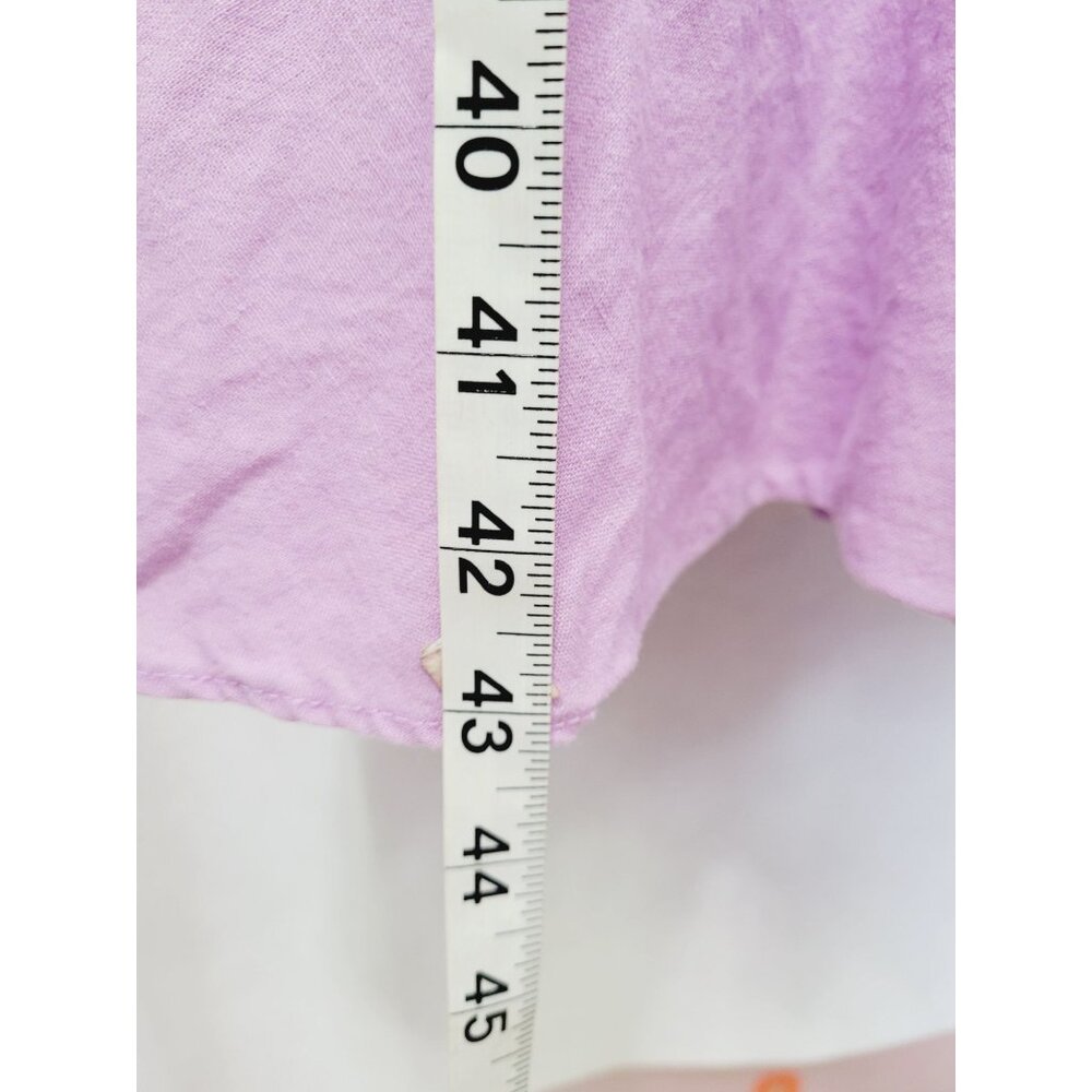 Chelsea & Violet Dress M Lilac Sleeveless Button-Side Midi Bow Detail - Picture 9 of 12